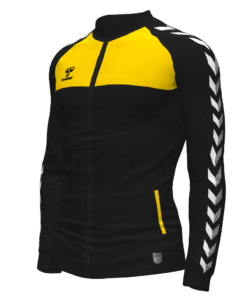 Hummel Playful Track Jacket - Black-Sports Yellow