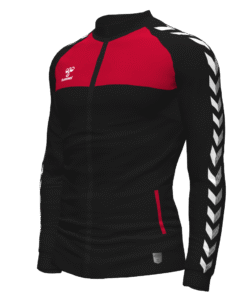Hummel Playful Track Jacket - Black-True Red