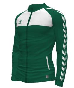 Hummel Playful Track Jacket - Evergreen-White