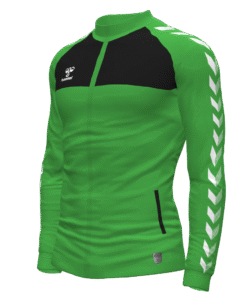 Hummel Playful Track Jacket - Green Gecko-Black