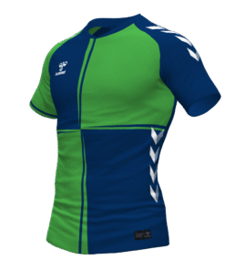 Hummel Rosario Jersey - Green Gecko-Marine