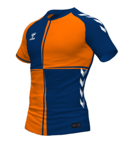 Hummel Rosario Jersey - Orange Tiger-Marine