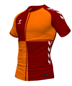 Hummel Rosario Jersey - Orange Tiger-Maroon