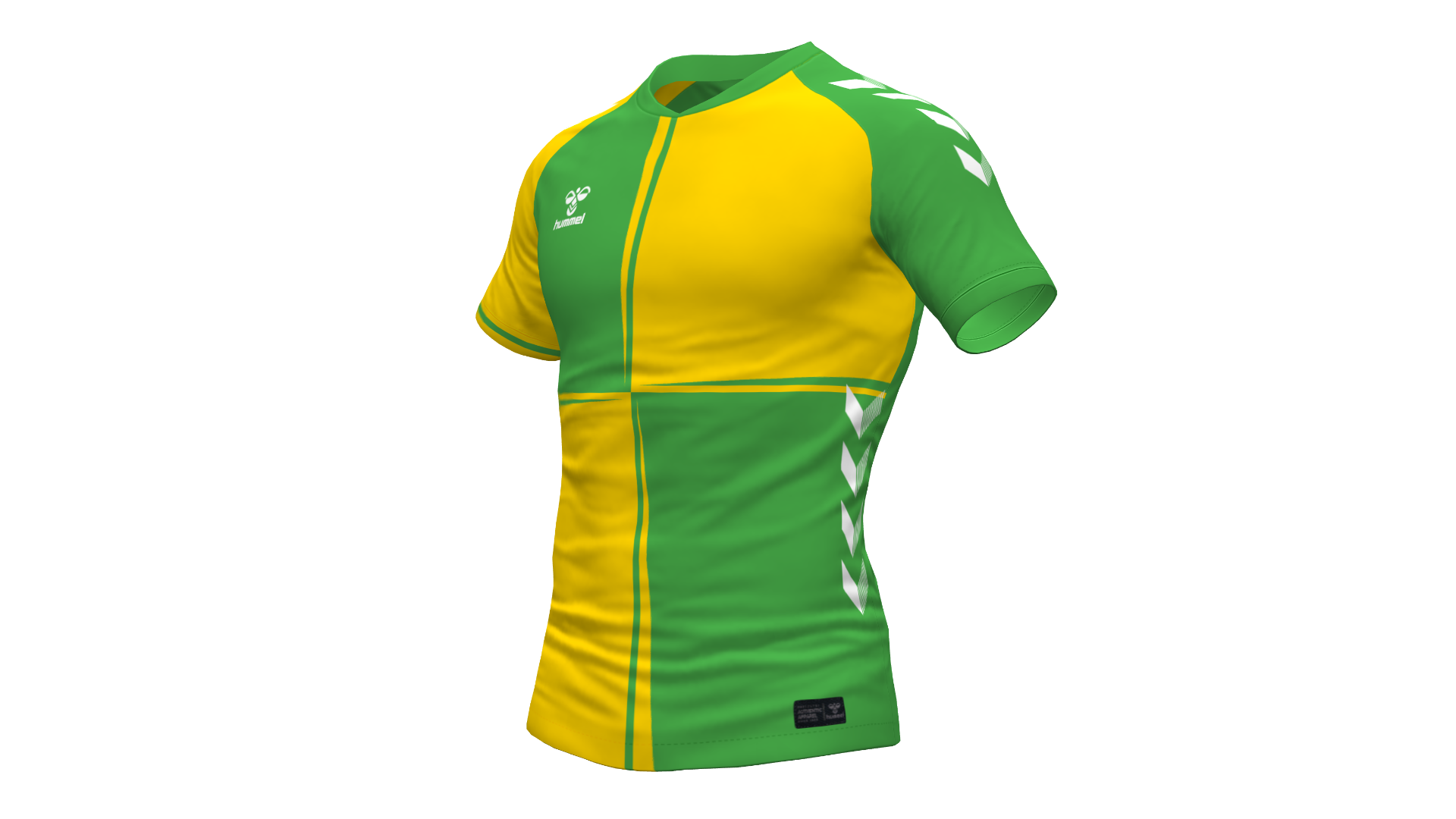 Hummel Rosario Jersey - Sports Yellow-Green Gecko