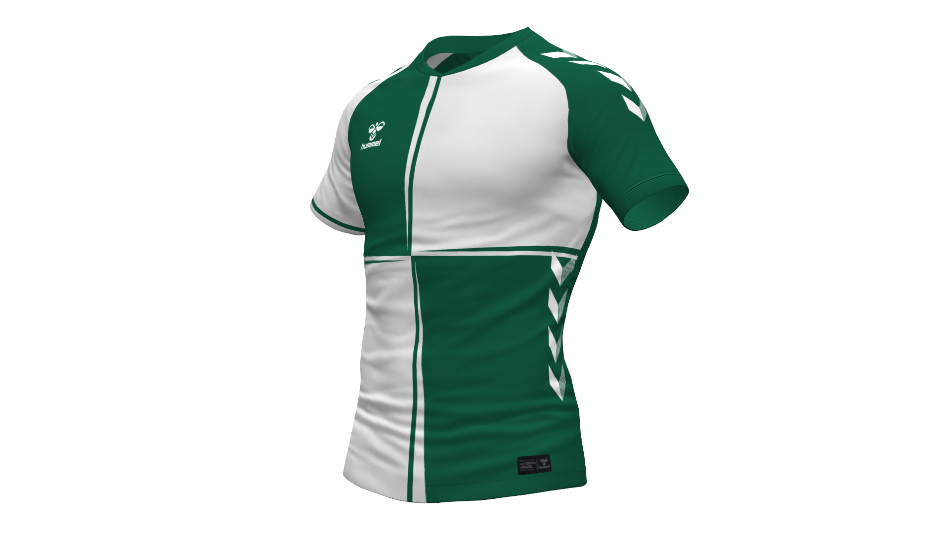Hummel Rosario Jersey - White-Evergreen
