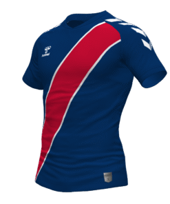 Hummel Sash Jersey - Marine-True Red