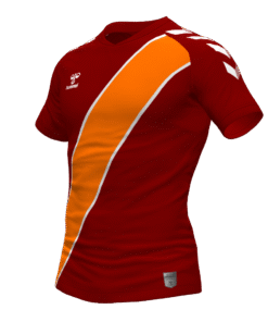 Hummel Sash Jersey - Maroon-Orange Tiger