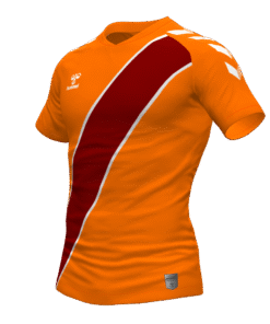 Hummel Sash Jersey - Orange Tiger-Maroon