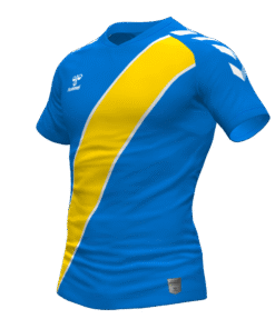 Hummel Sash Jersey - True Blue-Sports Yellow