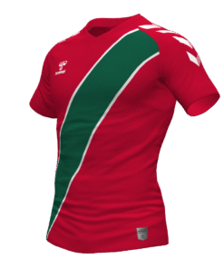 Hummel Sash Jersey - True Red-Evergreen