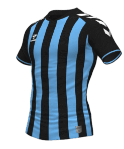 Hummel Stripe Jersey - Black-Argentina Blue