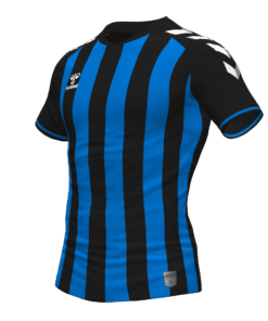 Hummel Stripe Jersey - Black-True Blue