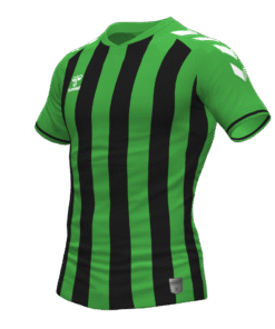 Hummel Stripe Jersey - Green Gecko-Black
