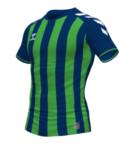 Hummel Stripe Jersey - Marine-Green Gecko