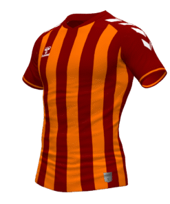 Hummel Stripe Jersey - Maroon-Orange Tiger