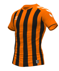 Hummel Stripe Jersey - Orange Tiger-Black