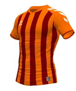 Hummel Stripe Jersey - Orange Tiger-Maroon