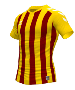 Hummel Stripe Jersey - Sports Yellow-Maroon