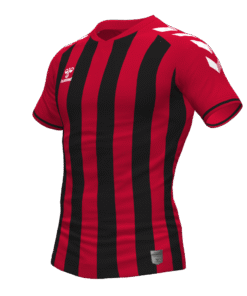 Hummel Stripe Jersey - True Red-Black