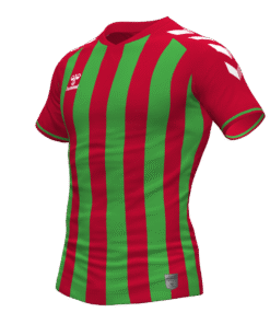 Hummel Stripe Jersey - True Red-Green Gecko