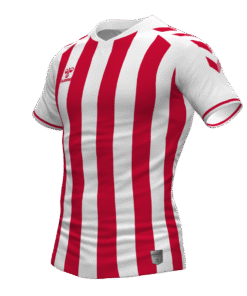 Hummel Stripe Jersey - White-True Red