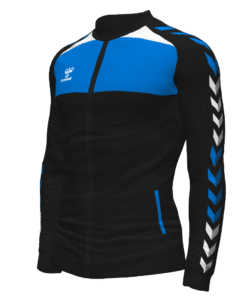 Hummel League Track Jacket - Black-True Blue-White