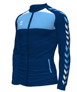 Hummel League Track Jacket - Marine-Argentina Blue-White