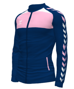 Hummel League Track Jacket - Marine-Cotton Candy-White