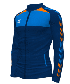 Hummel League Track Jacket - Marine-True Blue-Orange Tiger