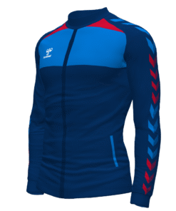 Hummel League Track Jacket - Marine-True Blue-True Red