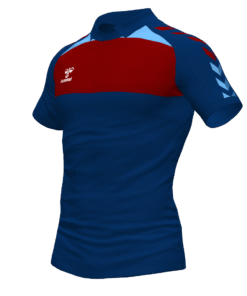 Hummel League Polo - Marine-Maroon-Argentina Blue