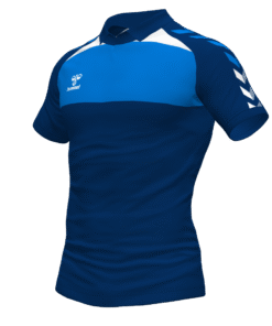 Hummel League Polo - Marine-True Blue-White