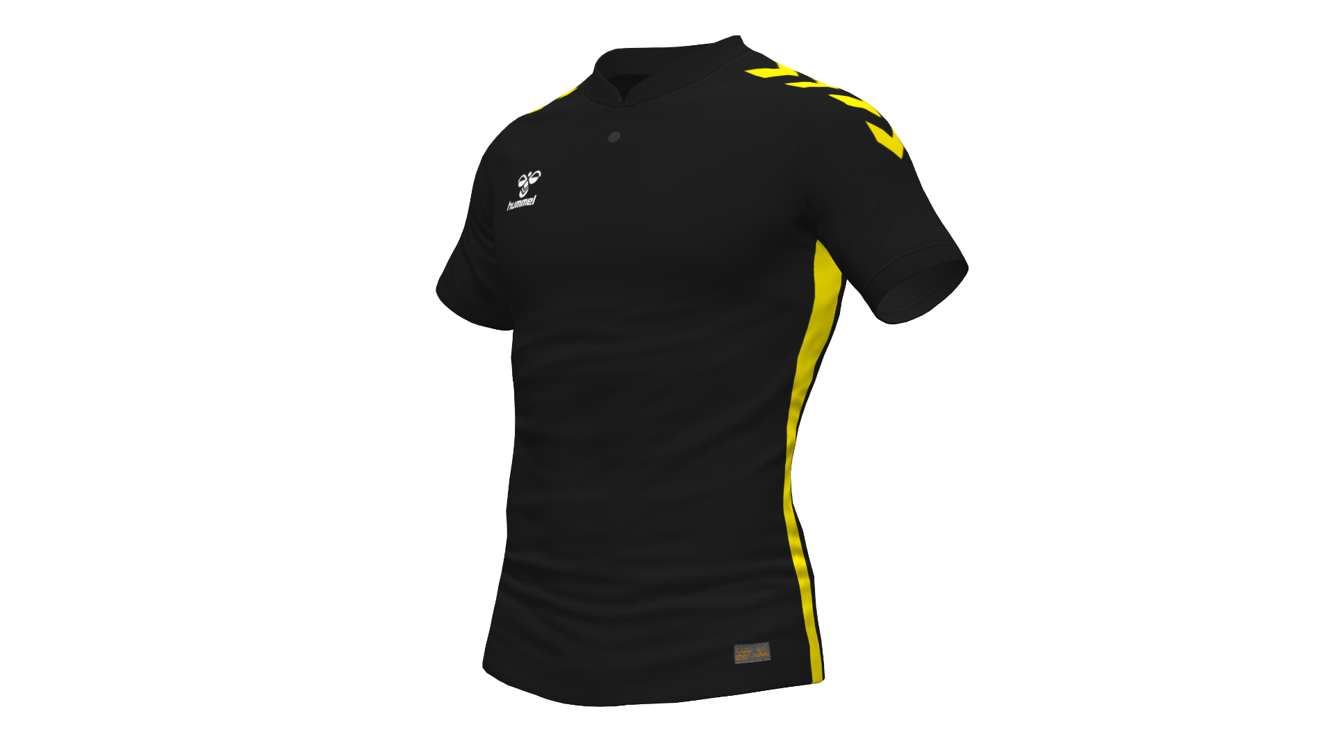 Hummel Playful Polo - Black/Blazing Yellow