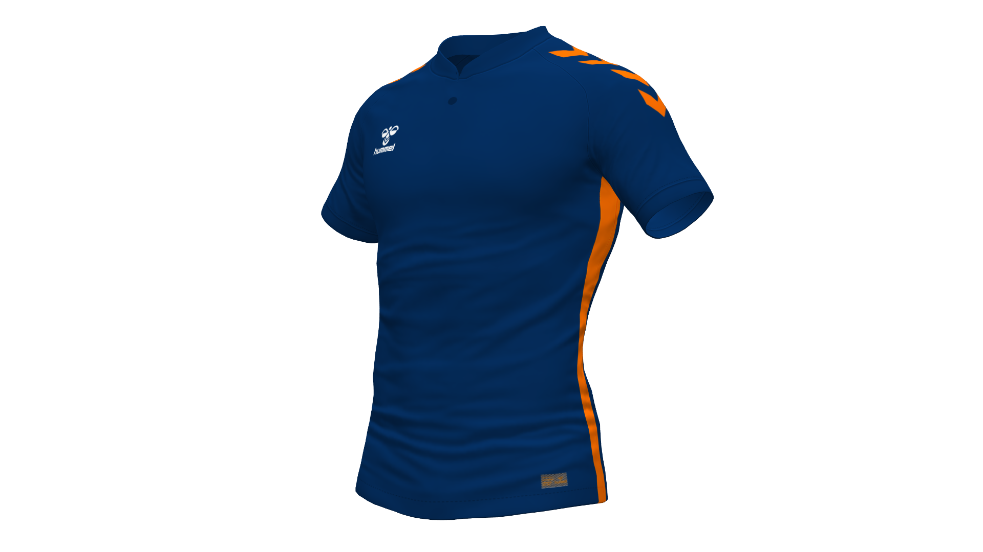 Hummel Playful Polo - Marine/Orange Tiger