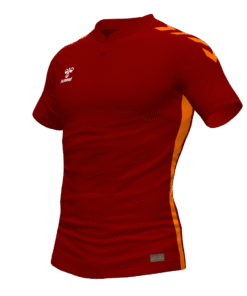 Hummel Playful Polo - Maroon/Orange Tiger