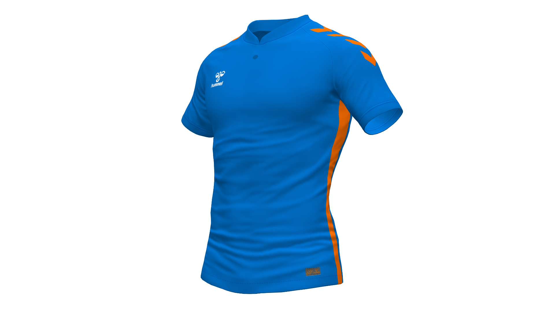 Hummel Playful Polo - Royal Blue/Orange Tiger