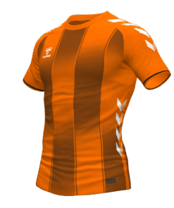 Hummel Barca Jersey - Orange Tiger-Black