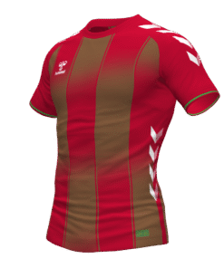 Hummel Barca Jersey - True Red-Green Gecko