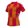 Hummel Barca Jersey - True Red-Sports Yellow