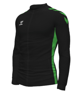 Hummel Playful Track Jacket - Black/Green Gecko