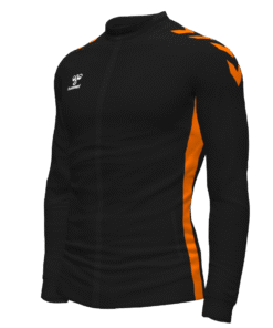 Hummel Playful Track Jacket - Black/Orange Tiger