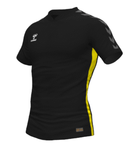 Hummel Travel Polo - Black/Blazing Yellow