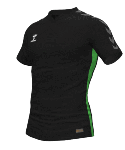 Hummel Travel Polo - Black/Green Gecko