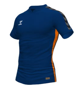 Hummel Travel Polo - Marine/Orange Tiger