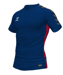 Hummel Travel Polo - Marine/True Red