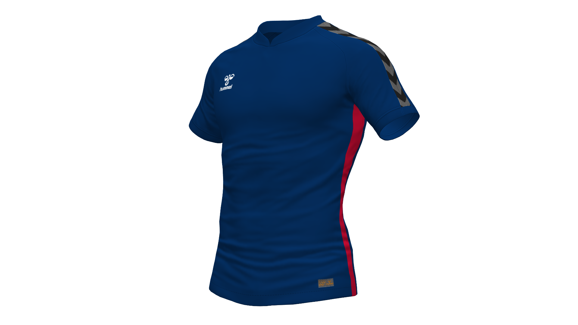 Hummel Travel Polo - Marine/True Red