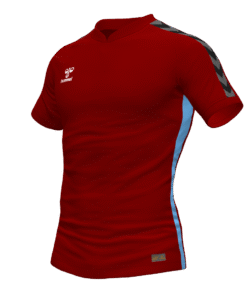 Hummel Travel Polo - Maroon/Argentina Blue