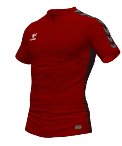 Hummel Travel Polo - Maroon/Black