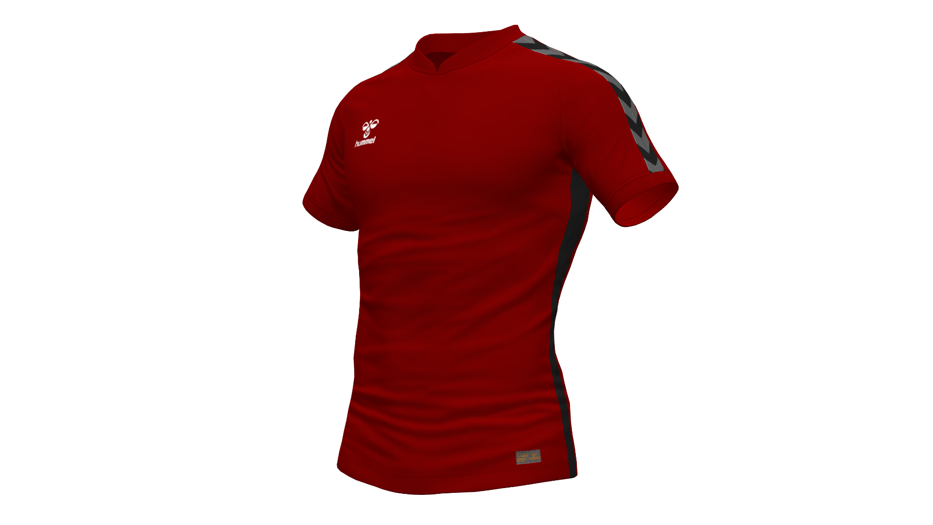 Hummel Travel Polo - Maroon/Black