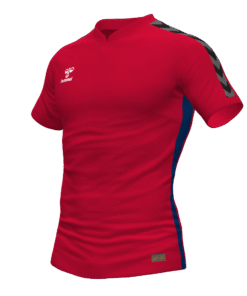 Hummel Travel Polo - Red/Marine